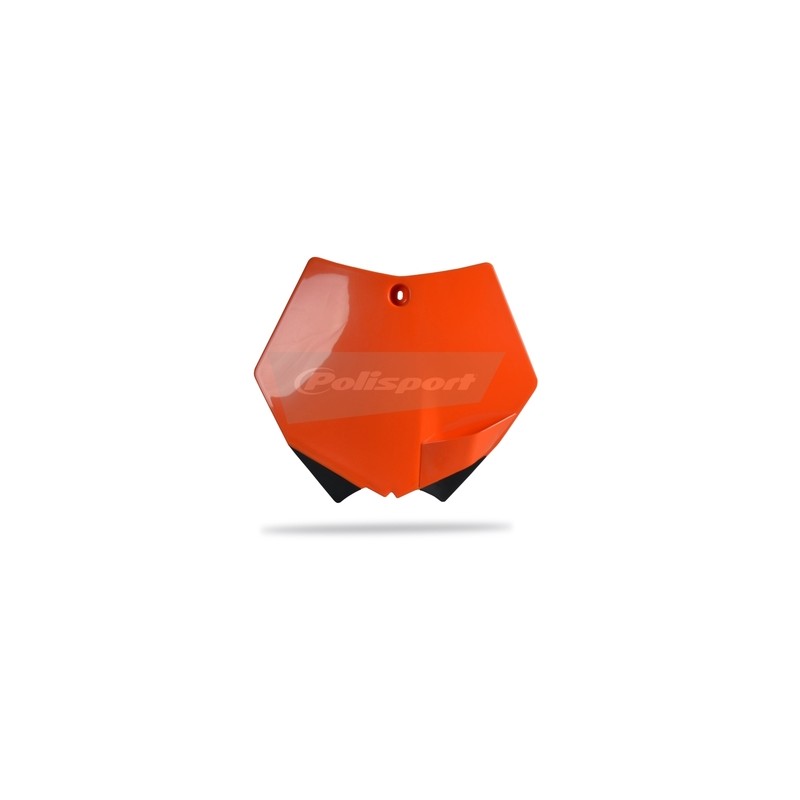 Plaque numéro frontale POLISPORT orange KTM Plaque numéro frontale POLISPORT orange KTM