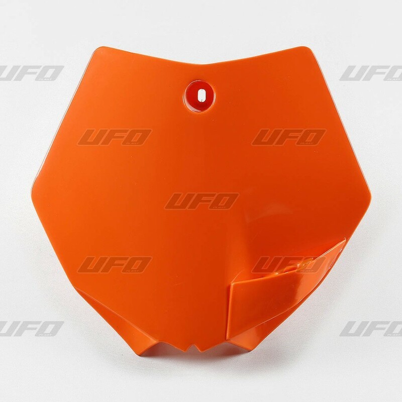 Plaque numéro frontale UFO orange KTM SX65 Plaque numéro frontale UFO orange KTM SX65