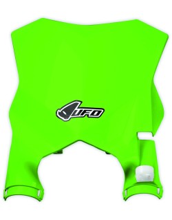 Plaque numéro frontale UFO Stadium vert fluo Kawasaki KX250/450F