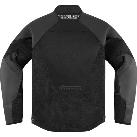 JKT MESH AF LTHR CE BK SM