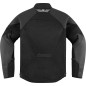 JKT MESH AF LTHR CE BK SM