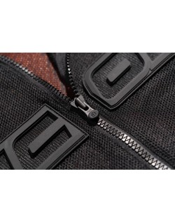 JKT MESH AF LTHR CE BK SM