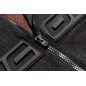 JKT MESH AF LTHR CE BK SM