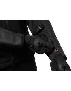 JKT MESH AF LTHR CE BK SM
