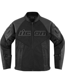 JKT MESH AF LTHR CE BK 2X