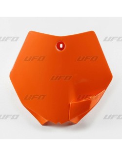 Plaque numéro frontale UFO orange KTM SX65