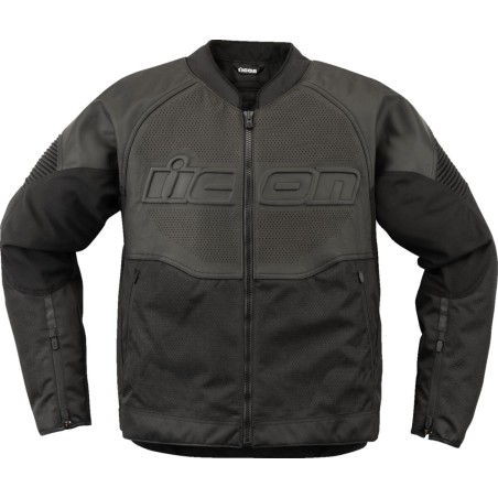 JACKET OVERLORD3 LEATHER BK LG