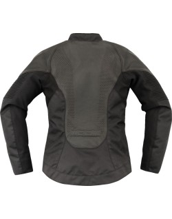 JACKET WM OVERLORD3 LEATHER BK