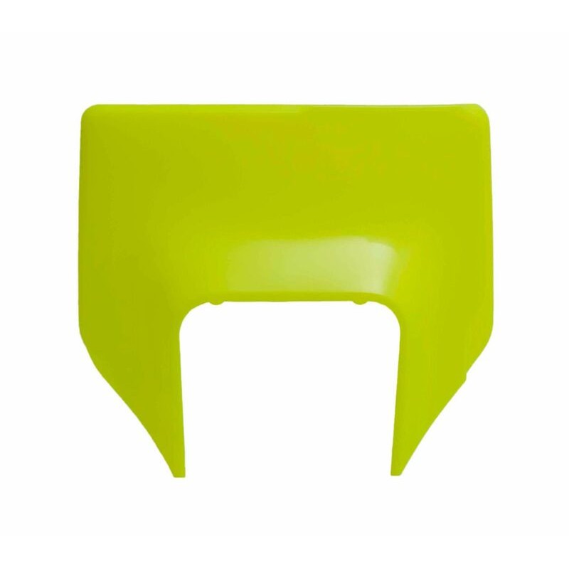 Plaque frontale RACETECH Neon Yellow Husqvarna Plaque frontale RACETECH Neon Yellow Husqvarna