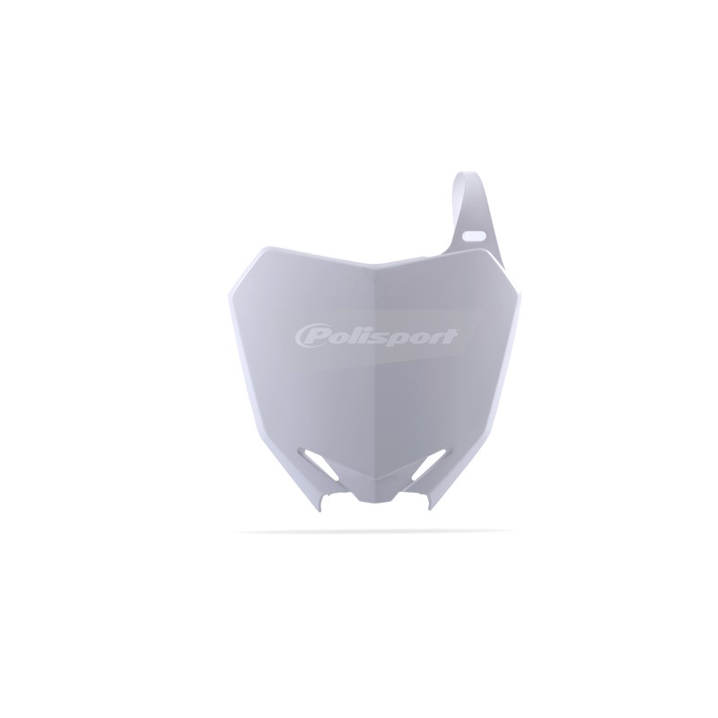Plaque numéro frontale POLISPORT blanc Suzuki RM-Z250/RM-Z450 Plaque numéro frontale POLISPORT blanc Suzuki RM-Z250/RM-Z450