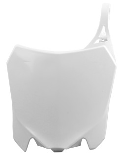 Plaque numéro frontale POLISPORT blanc Honda CRF250F/CRF450F