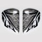 Platine écran VAS ARAI casque intégral Style Black Platine écran VAS ARAI casque intégral Style Black