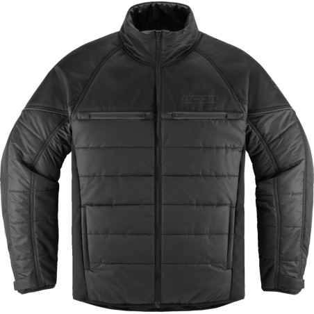 JKT GHOST PUFFER BK/CH SM