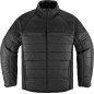 JKT GHOST PUFFER BK/CH SM