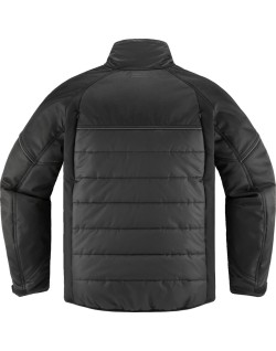JKT GHOST PUFFER BK/CH SM