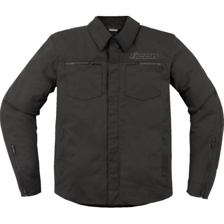 JKT UPSTE CANVAS CE BK LG
