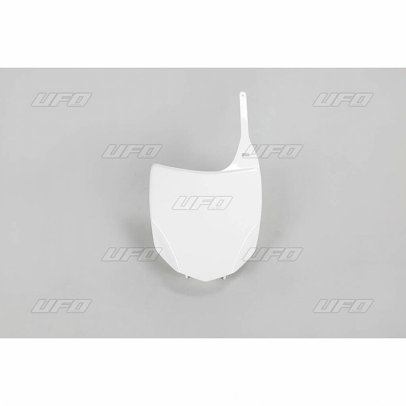 Plaque numéro frontale UFO blanc Kawasaki KX450F Plaque numéro frontale UFO blanc Kawasaki KX450F