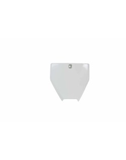 Plaque numéro frontale RACETECH blanc Husqvarna TC65