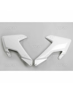 Plaque numéro frontale UFO blanc Husqvarna TC/FC