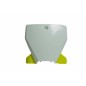 Plaque numéro frontale RACETECH blanc/Yellow Husqvarna TC/FC