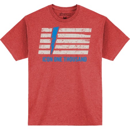 TEE INVASION STRIPE RD XL