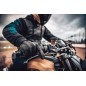 GLOVE AIRFORM CE BK MD