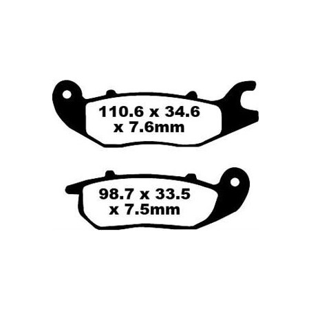 BRAKE PAD SFA ORG SCOOTER