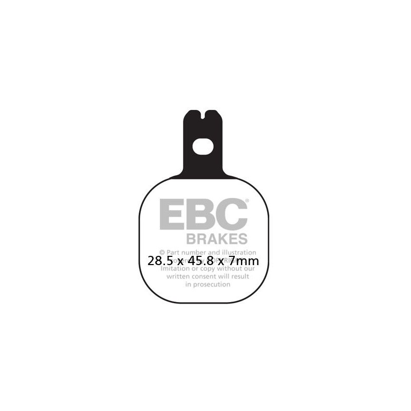 BRAKE PAD FA SER ORGANIC