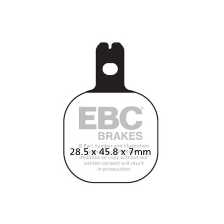 BRAKE PAD FA SER ORGANIC