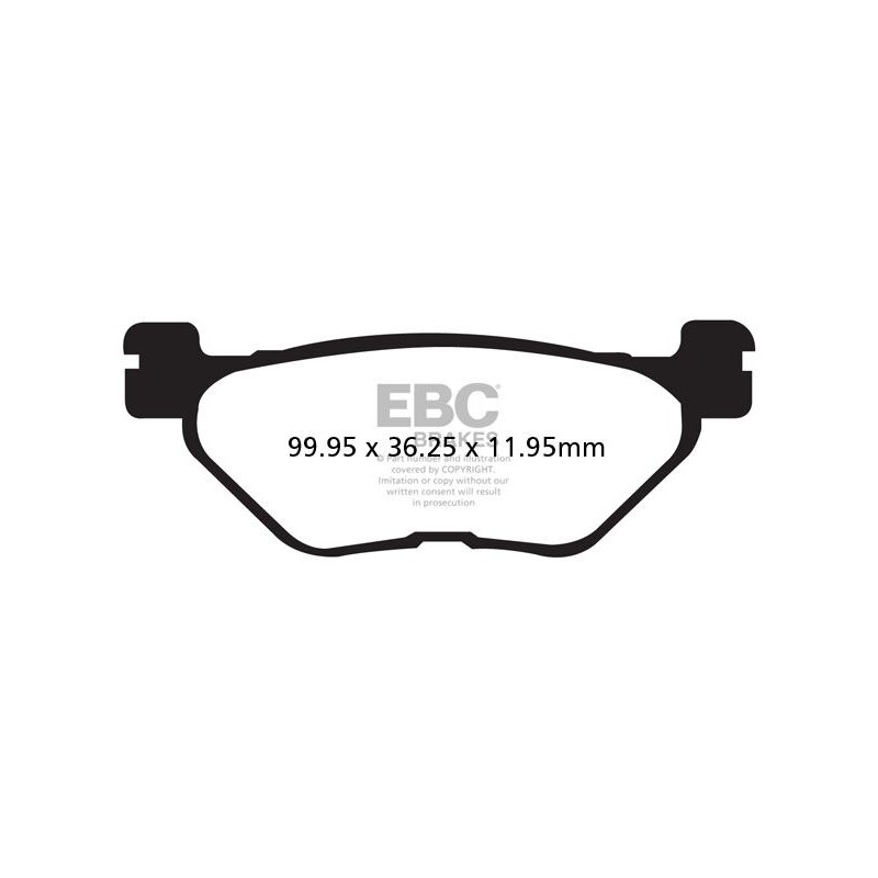 BRAKE PAD SFA ORG SCOOTER