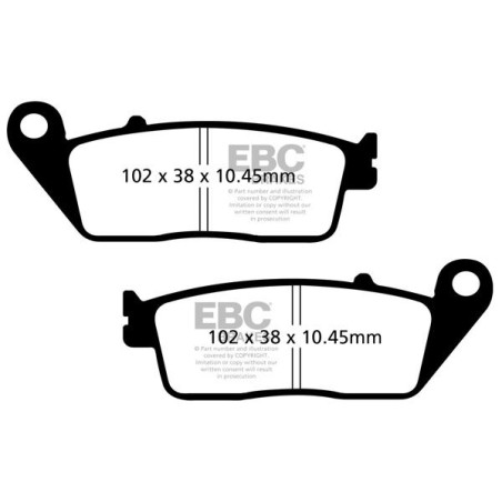 BRAKE PAD SFA ORG SCOOTER
