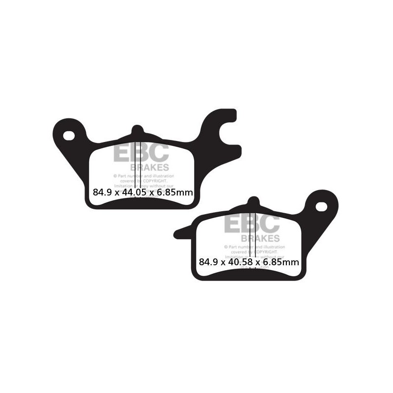 BRAKE PAD SFA ORG SCOOTER