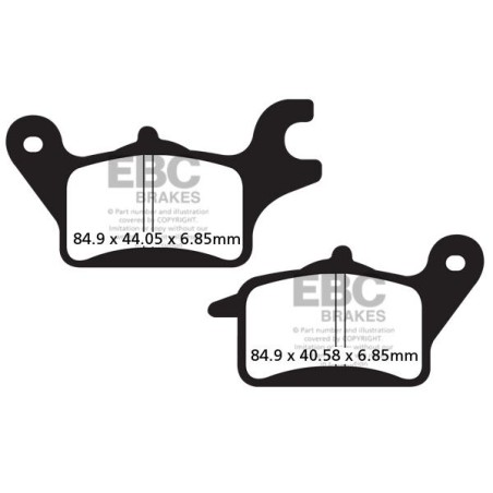 BRAKE PAD SFA ORG SCOOTER