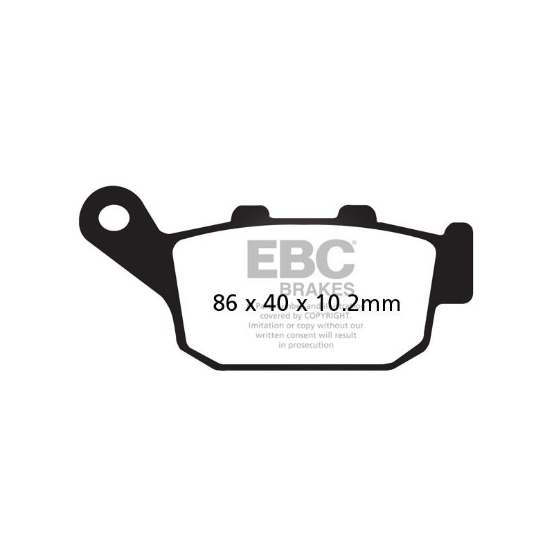 BRAKE PAD CARBON SCOOTER