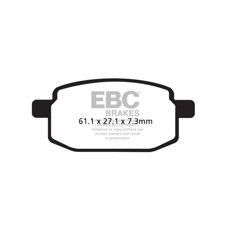 BRAKE PAD CARBON SCOOTER