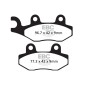 BRAKE PAD CARBON SCOOTER