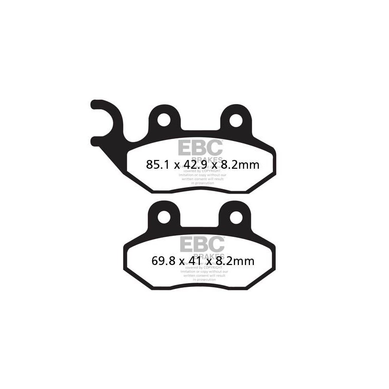 BRAKE PAD CARBON SCOOTER