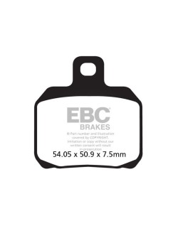 BRAKE PAD CARBON SCOOTER
