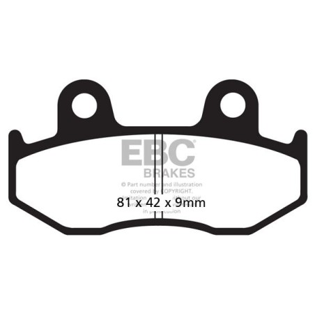 BRAKE PAD CARBON SCOOTER