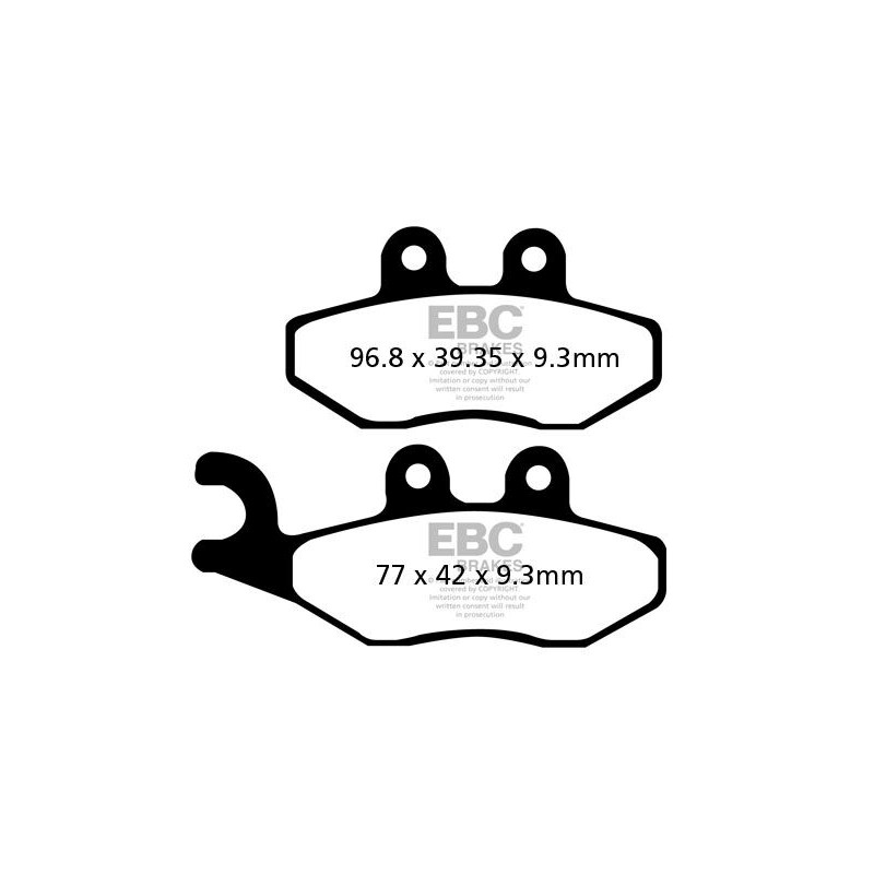 BRAKE PAD CARBON SCOOTER