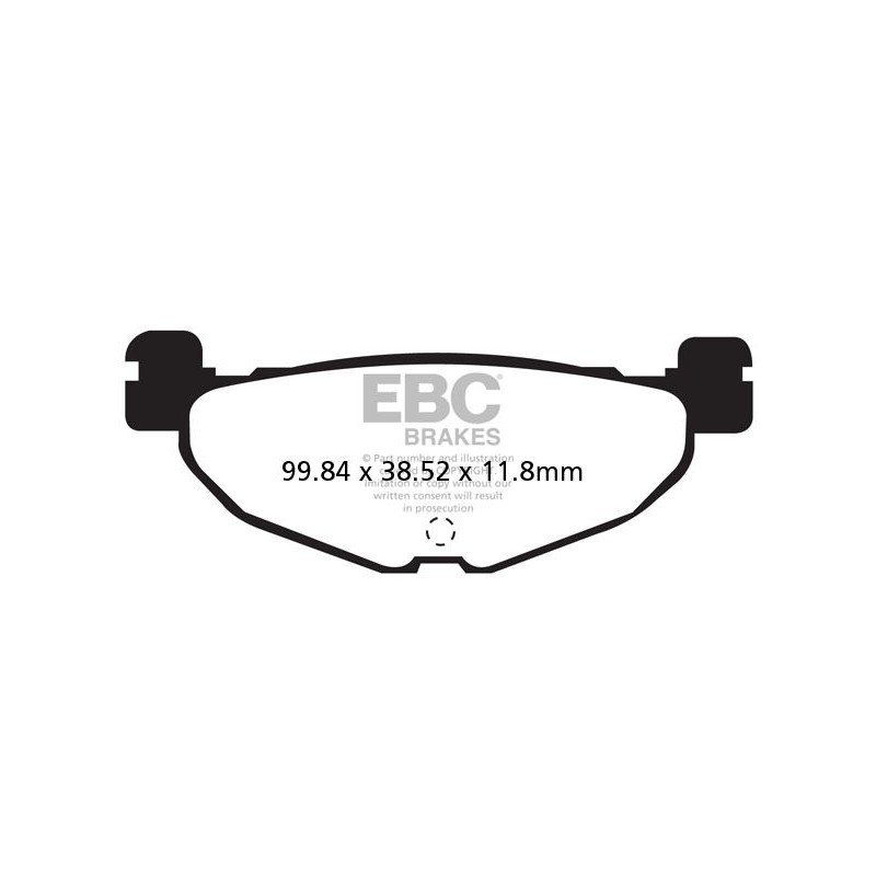 BRAKE PAD CARBON SCOOTER