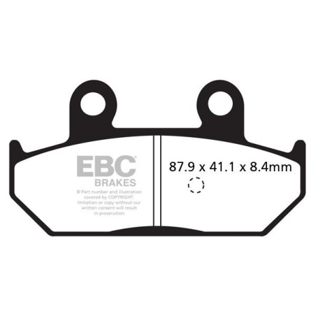 BRAKE PAD CARBON SCOOTER