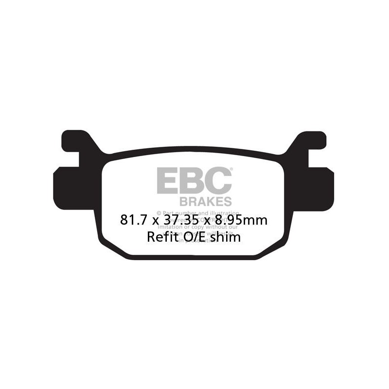BRAKE PAD CARBON SCOOTER