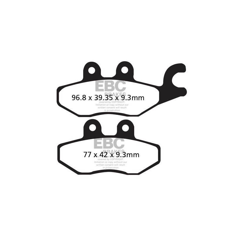 BRAKE PAD CARBON SCOOTER