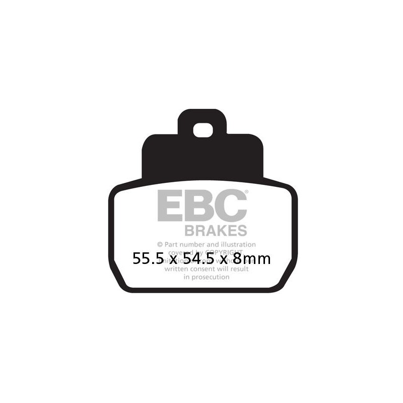 BRAKE PAD CARBON SCOOTER