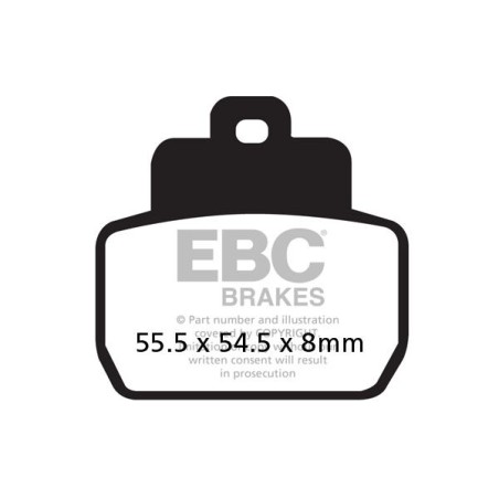 BRAKE PAD CARBON SCOOTER