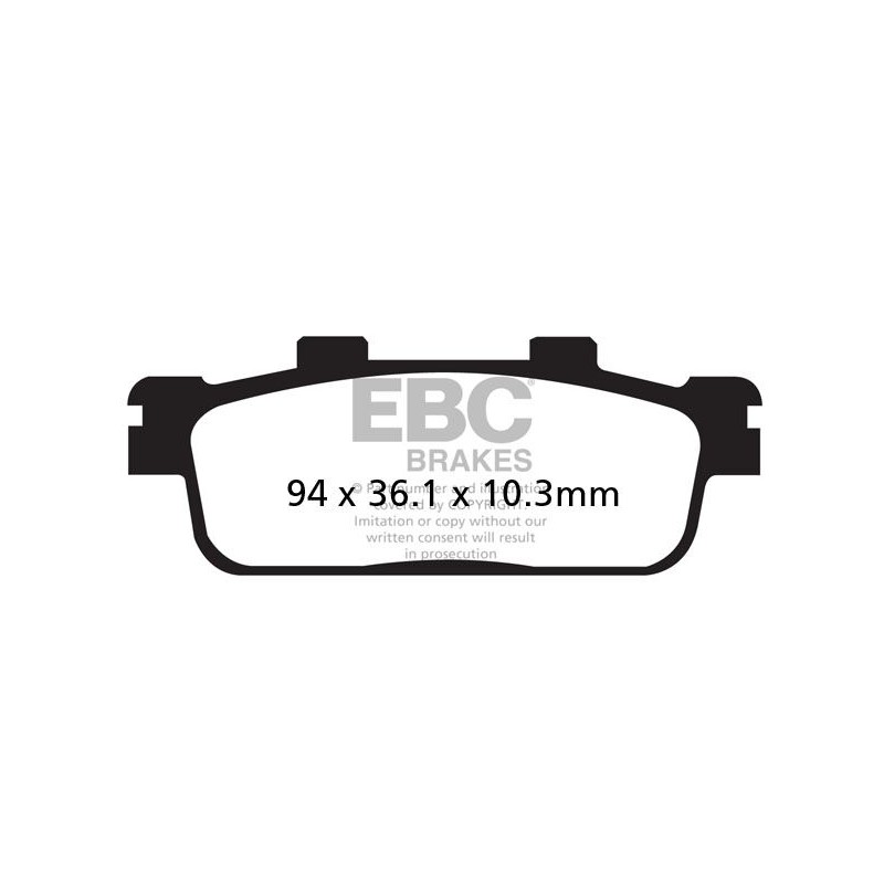 BRAKE PAD CARBON SCOOTER