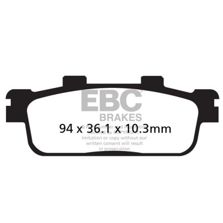 BRAKE PAD CARBON SCOOTER