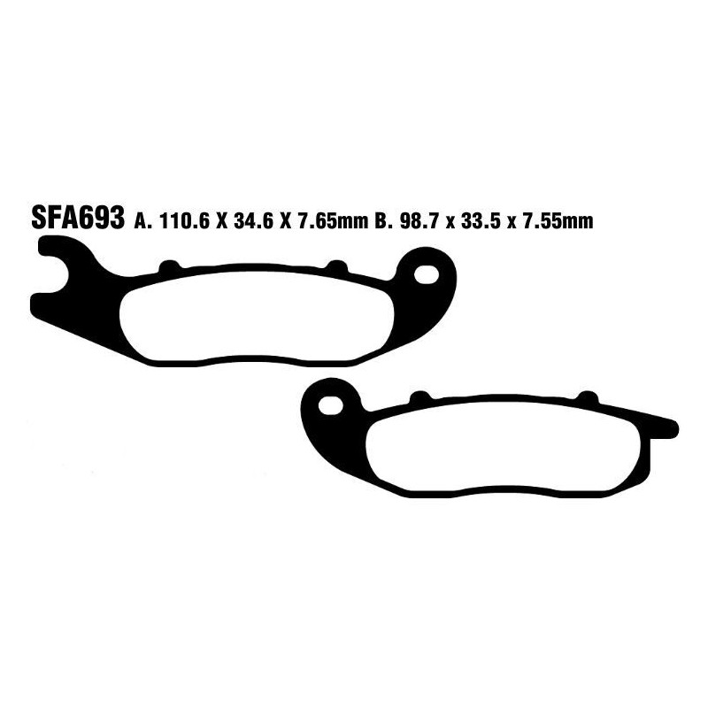 BRAKE PAD CARBON SCOOTER