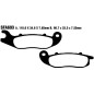 BRAKE PAD CARBON SCOOTER